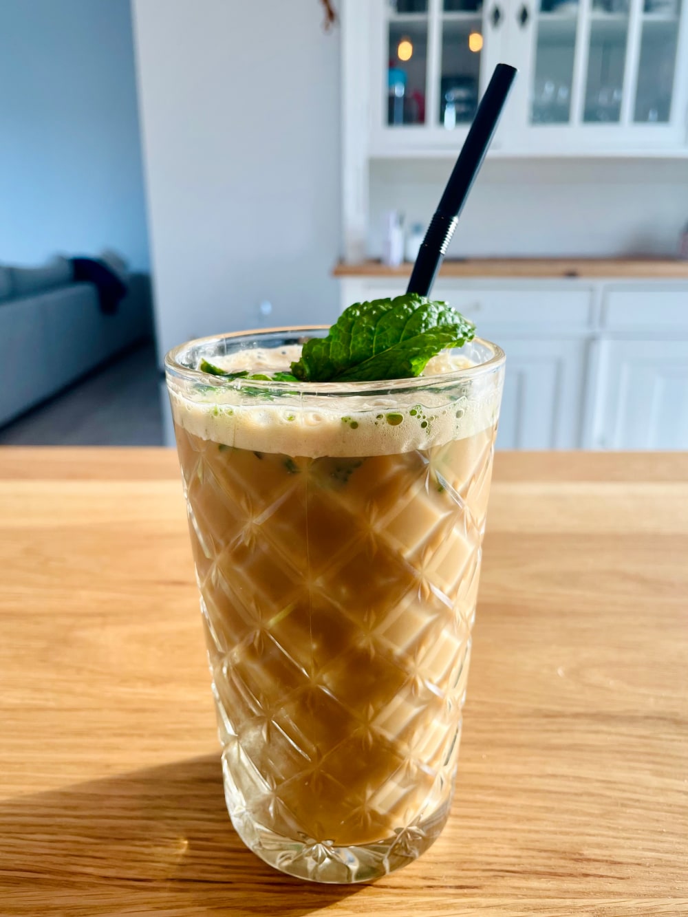 My homemade Mint Mojito Iced Coffee