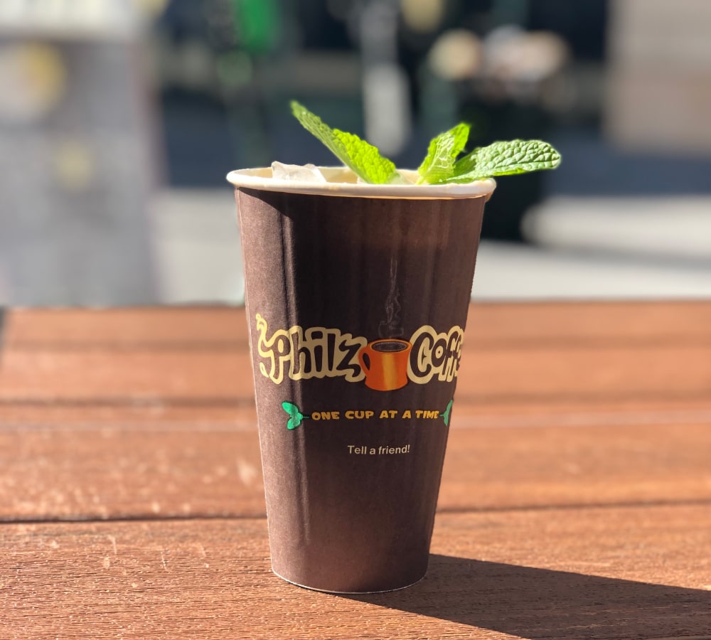 Mint Mojito Iced Coffee from Philz' Coffee. Photo taken during WWDC in 2019.